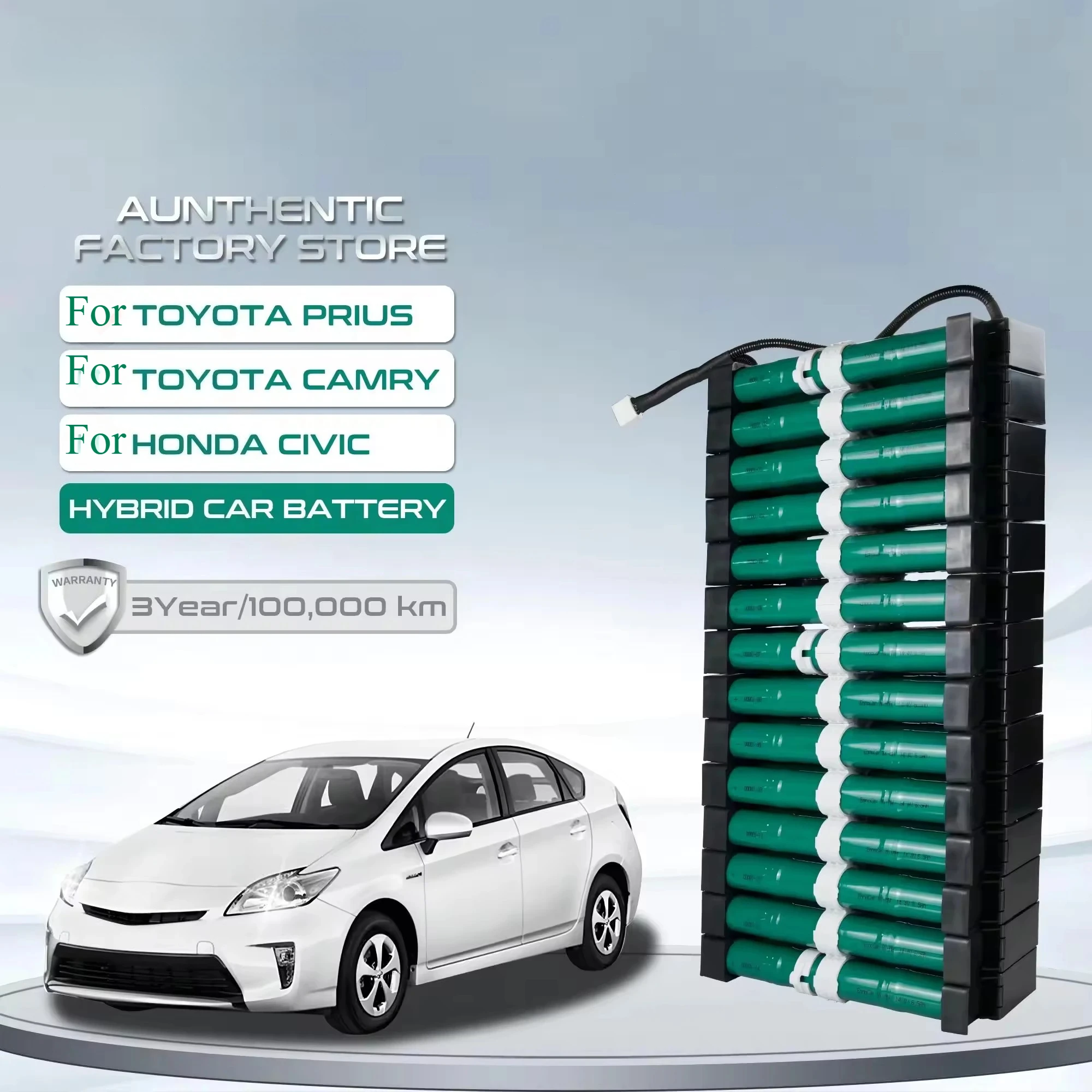 Brand Original Ni-MH 14.4V 7.2V 6.5Ah Replacement Hybrid Battery Gen2 Gen3 for Prius Camry Car Hybrid Battery