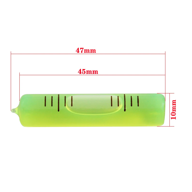 All glass tube spirit level level bubble high precision level bubble mini small level bubble portable level bead