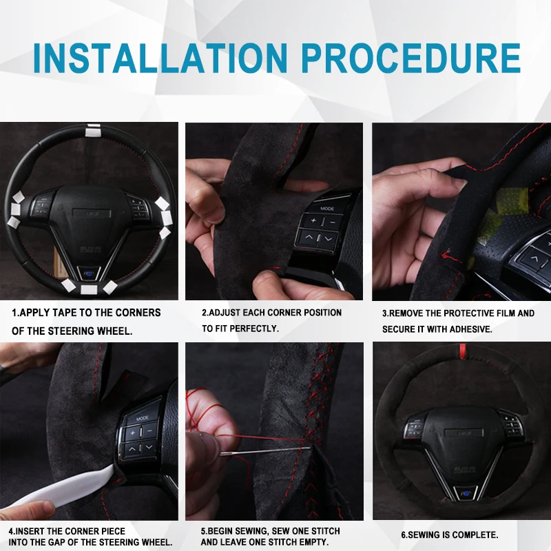 لتقوم بها بنفسك غطاء عجلة توجيه سيارة لرينو كليو 2 توينغو 2 داسيا سانديرو 2001-2014 زلة جلد الغزال غطاء توجيه السيارات