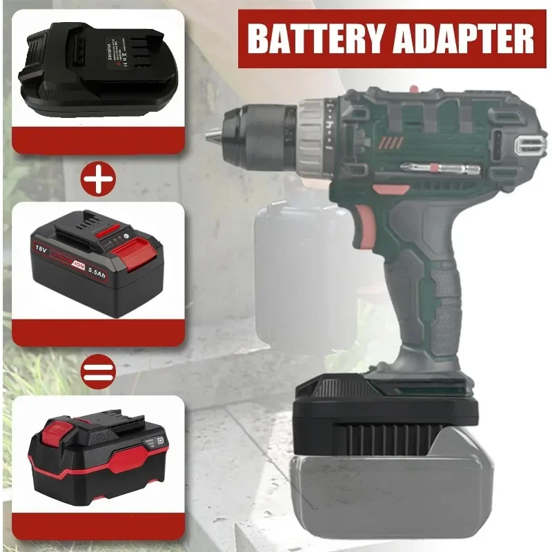 Battery Adapter Converter EIN18PAR Designed To Convert 18V Power X-Change PLUS Batteries for Parkside 20V Cordless Power Tools