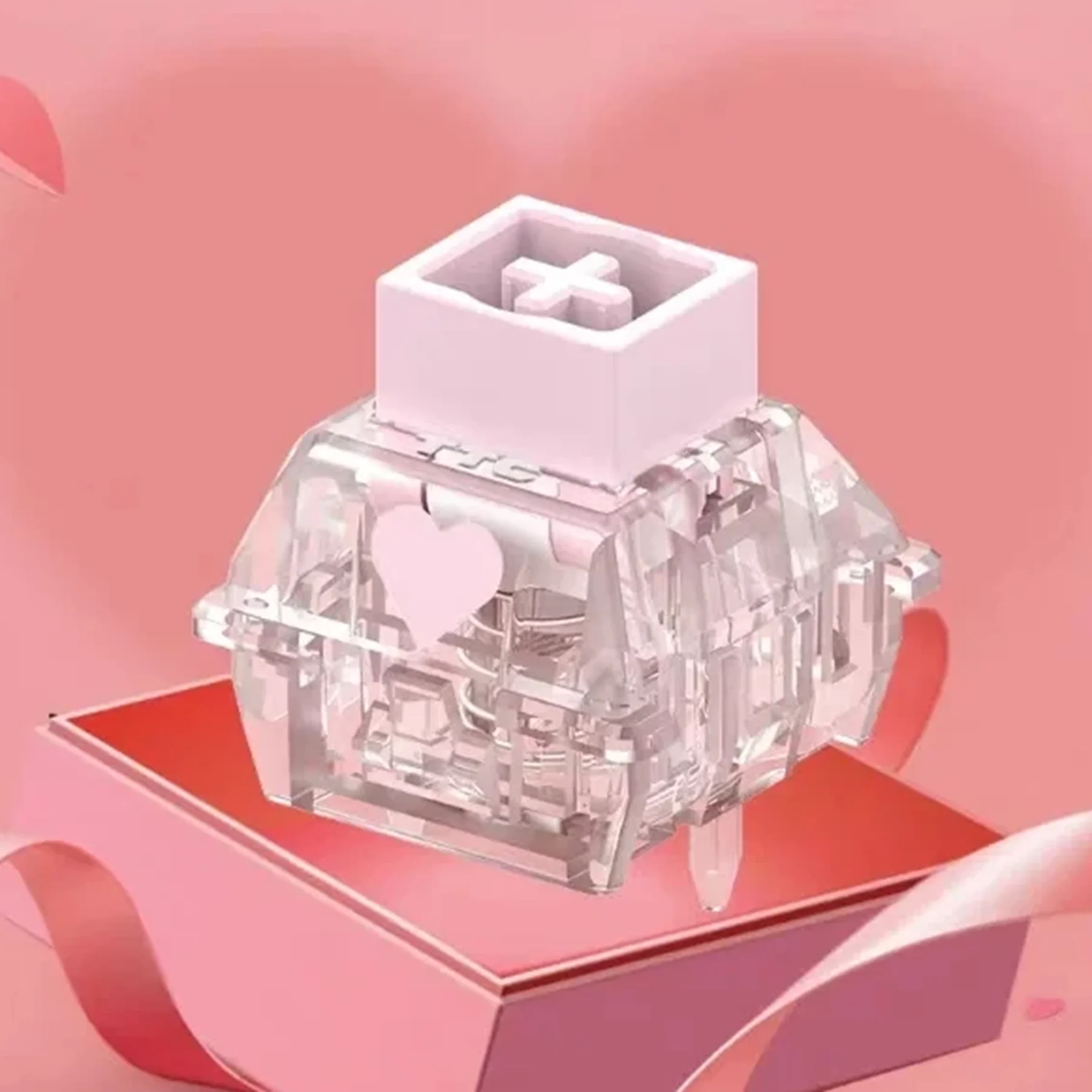 

‌TTC Love Heart Magnetic Switch E-sports Magneto Keyboard Gaming Switches Smooth Fine lubrication RGB Hot swap Switch Gamer DIY