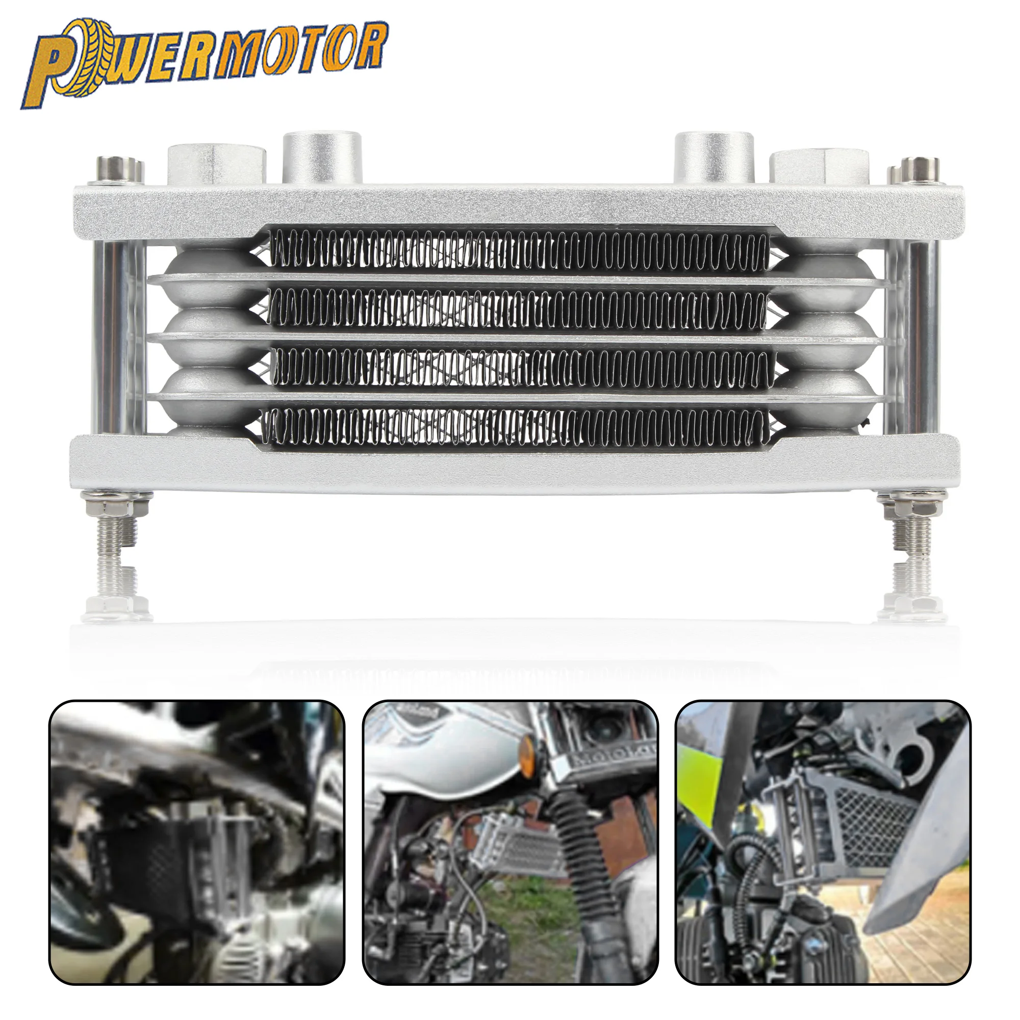 

Universal Motorcycle Oil Cooler Cooling Engine Oil Radiator For 50 70 90 110 125cc ATV Quad Motocross Scooters Accessories