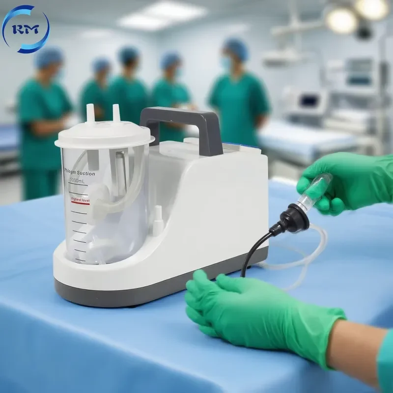 Portable Electric Saliva Aspirator with Bottle