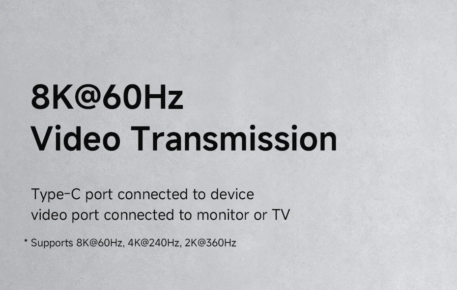 Hagibis USB-C to HDMI/DisplayPort Adapter 8K 60Hz