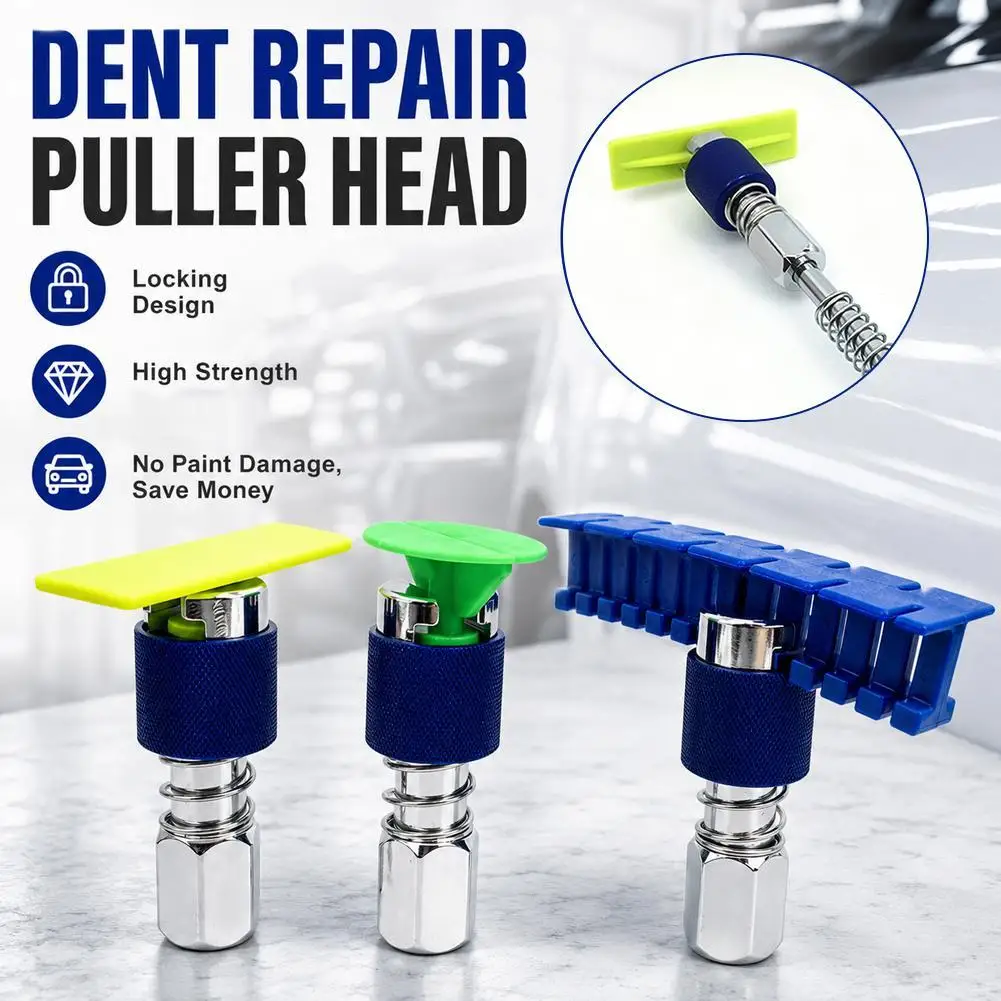 

Car Dent Repair Tool M10 12 M16 Puller Head Universal Lockable Pull Hammer Slide Hammer Repair Adapter For Car Body Dent Removal