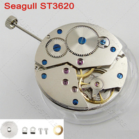 New Seagull ST3620 6498 Watch Movement Hand-Winding Sports Watch Repair 17 Jewelry Sports Date And 6:00 PM Mechanical Movement