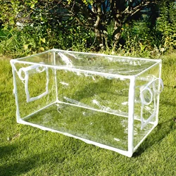 Mini Greenhouse Plant Greenhouse Tent with Transparent PVC Cover Portable Small Greenhouse Multipurpose Plant Tent for garden