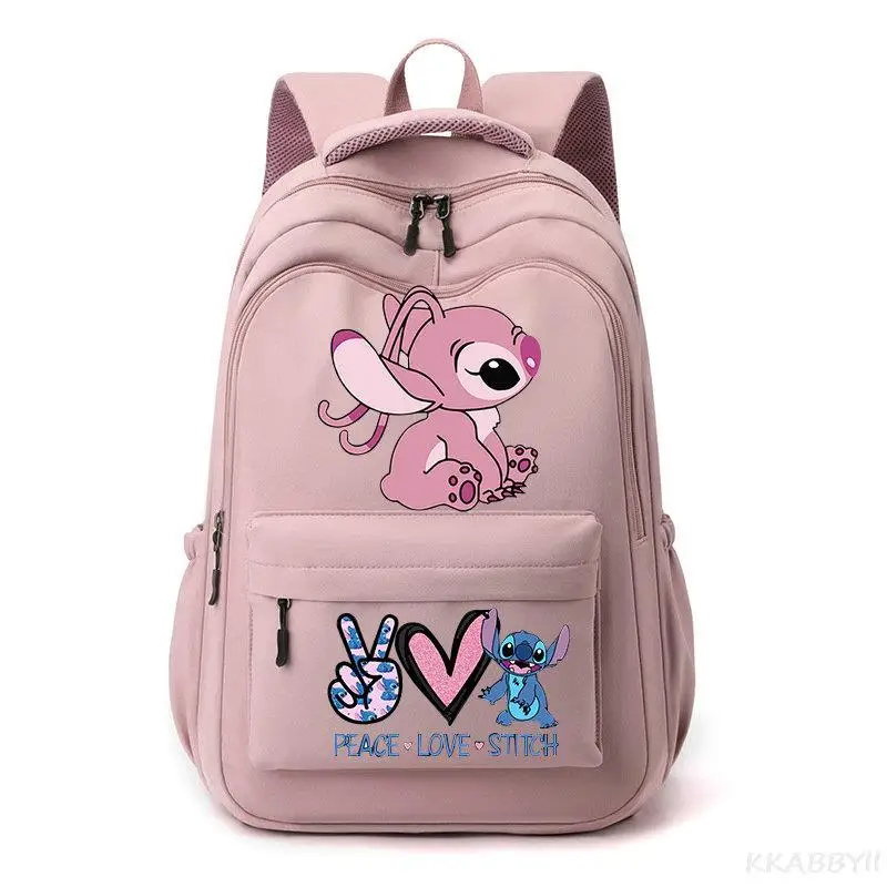 New Stitch Backpack Boys Girls Printe Teens Laptop School Bags Cartoon Anime Women Men Travel Mochila Escolar