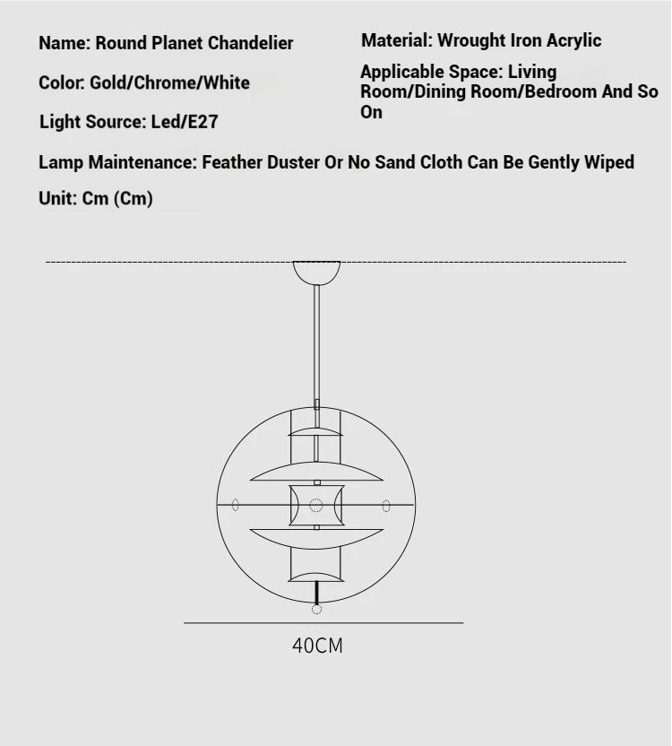 Globe Planet LED จี้โคมไฟบาร์ห้องนั่งเล่นโคมระย้าร้านอาหาร Designer จี้ไฟตกแต่งบ้าน Luster Suspension FIXTURE