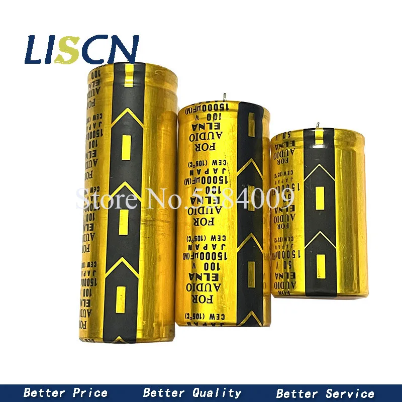 1PCS rectifier filter 63V22000UF fever amplifier capacitor 100V10000UF 80v15000uf 50V 30X50MM 35X50MM 35X60MM 35X80MM