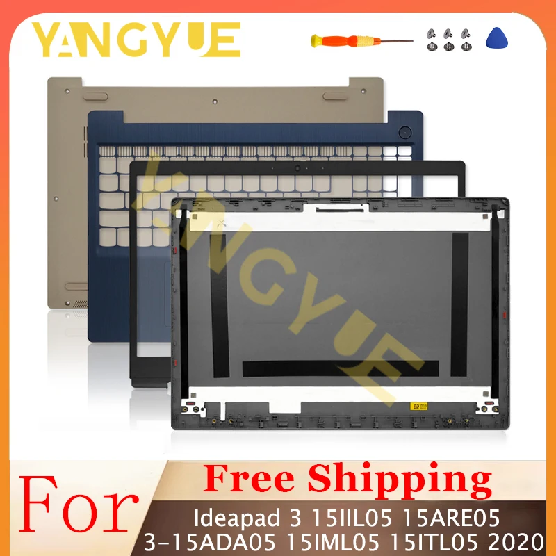 

New Repalce Case For Ideapad 3 15IIL05 15ARE05 3-15ADA05 15IML05 15ITL05 2020 LCD Back Cover/Front bezel/Palmrest/Bottom Case