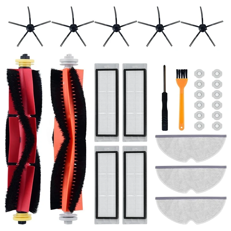 

AGOUP For Xiaomi Roborock S5 Max S6 Max S6 Pure S6 Maxv S4 S5 S6 S50 S55 S60 S65 E4 E20 E25 E35 Main Side Brush Filter Mops