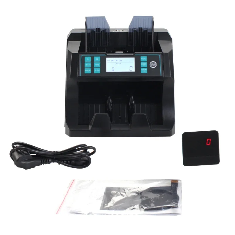 XD-680 Money Counter Machine, UV/MG/IR Counterfeit Detection, Adjustable Speed, Add/Batch/Auto/Clear/Reset Modes