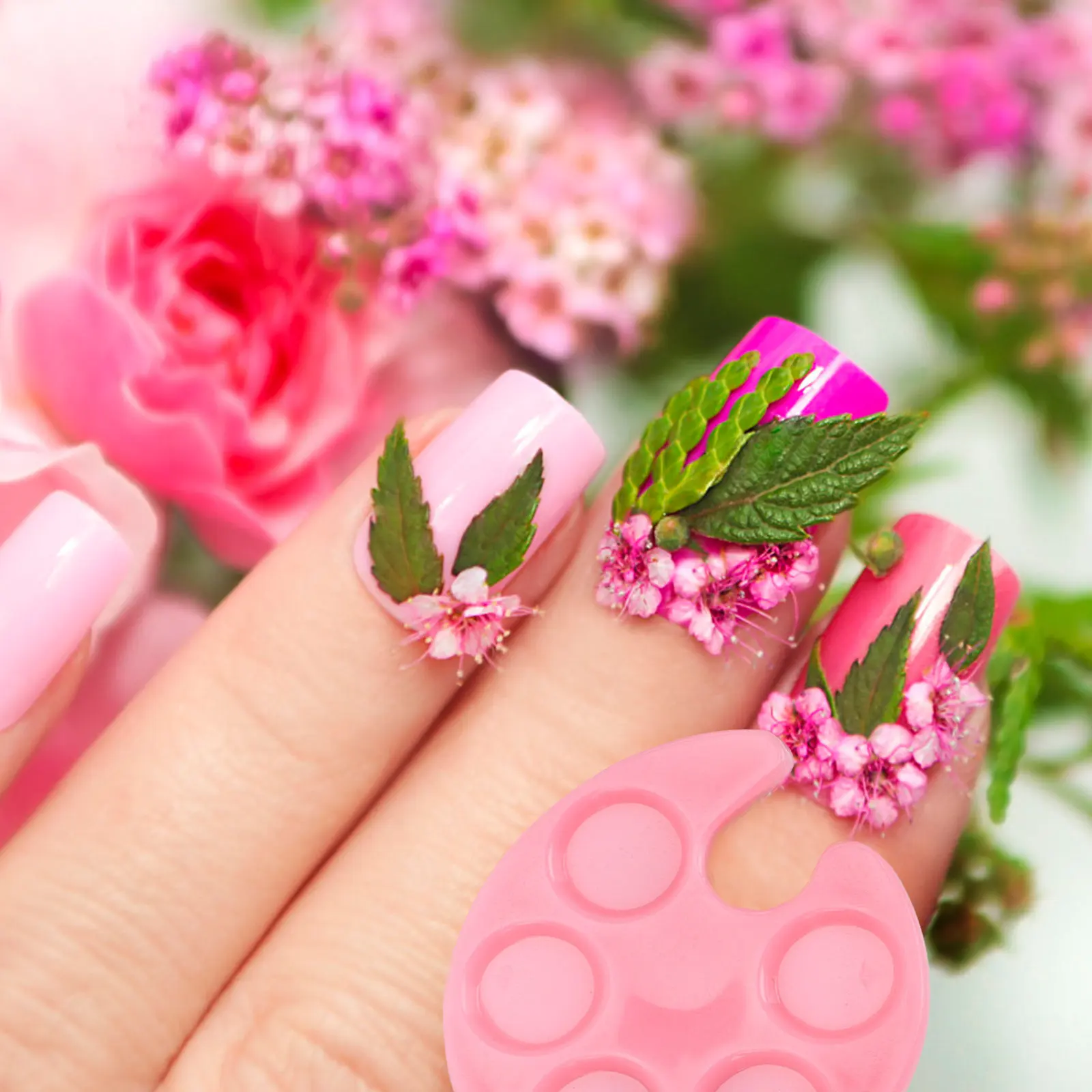 

Набор из 20 профессиональных колец-палеток для маникюра, компактные и легкие подставки для смешивания лаков, инструменты для нейл-арта, принадлежности для DIY маникюра