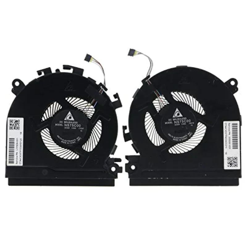 CPU & GPU Cooling Fan for HP Spectre X360 15-CH 15-CH000 15-CH011DX 15-CH011NR NS75C00-17J22 NS75C00-17J21 L17605-001 L17606-001