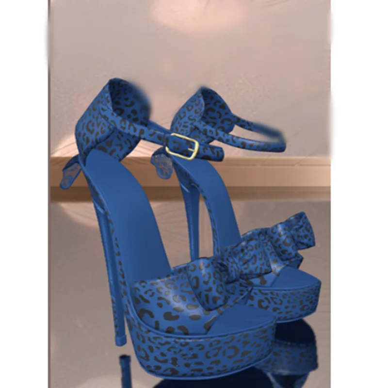 الصلبة نقطة نمط القوس عقدة الصنادل اللمحة تو رقيقة عالية الكعب مثير موضة الصيف عادية كبيرة الحجم أحذية امرأة Zapatillas Mujer