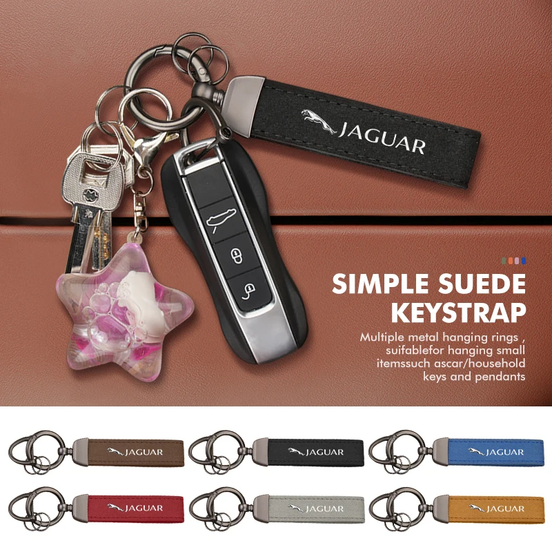 Porte-clés Décoratif Jaguar - En Acier Inoxydable, Pour XEL, XFL, E-PACE, I-PACE, F-TYPE, F-PACE (couleur Rouge)