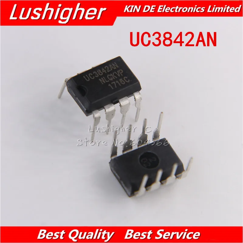 100PCS UC3842AN DIP UC3842 UC3842BN DIP8 New Original IC