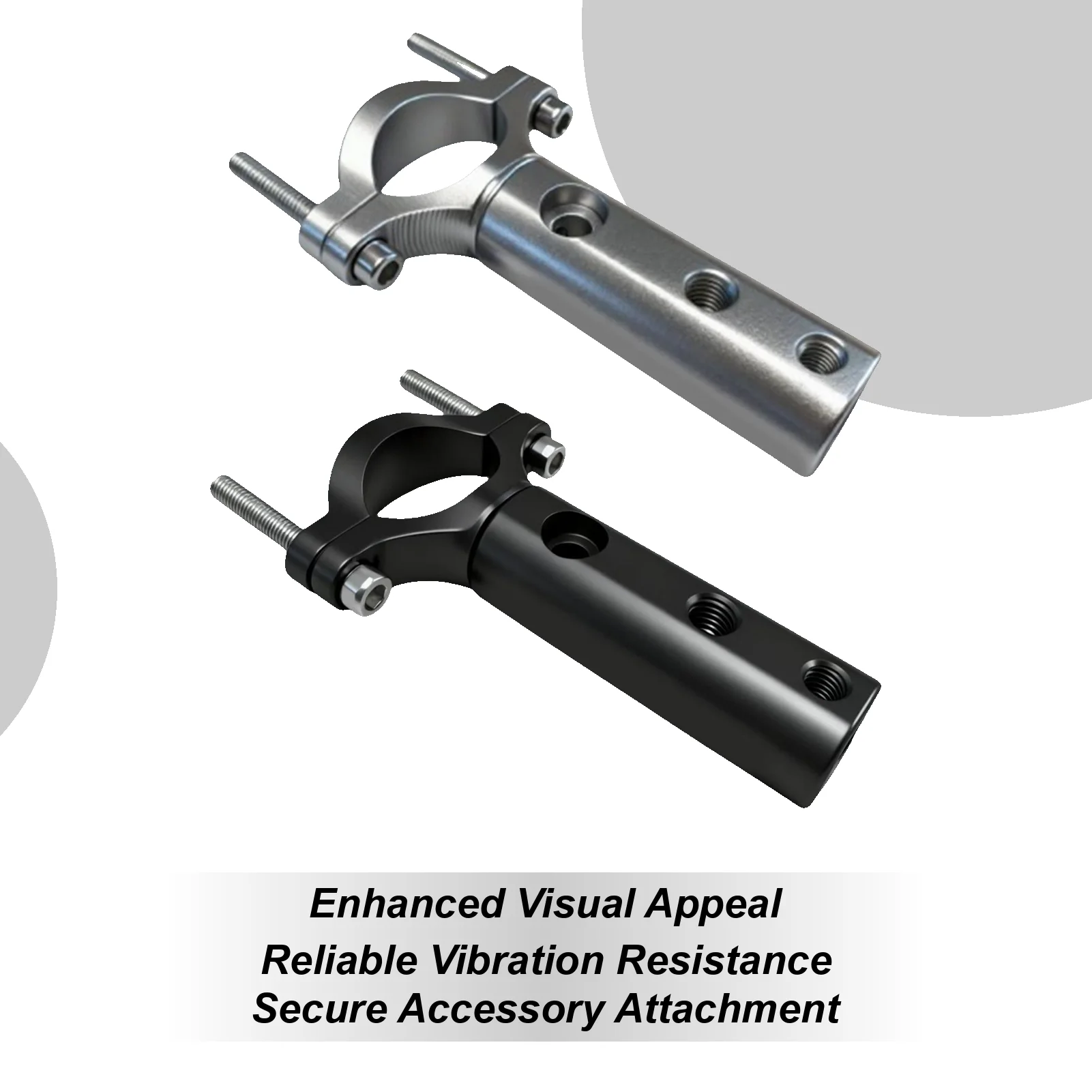 Motorcycle Headlight Bracket Aluminum Alloy Modification Holder Rearview Mirror Extension Light Holder For Scooter Riding
