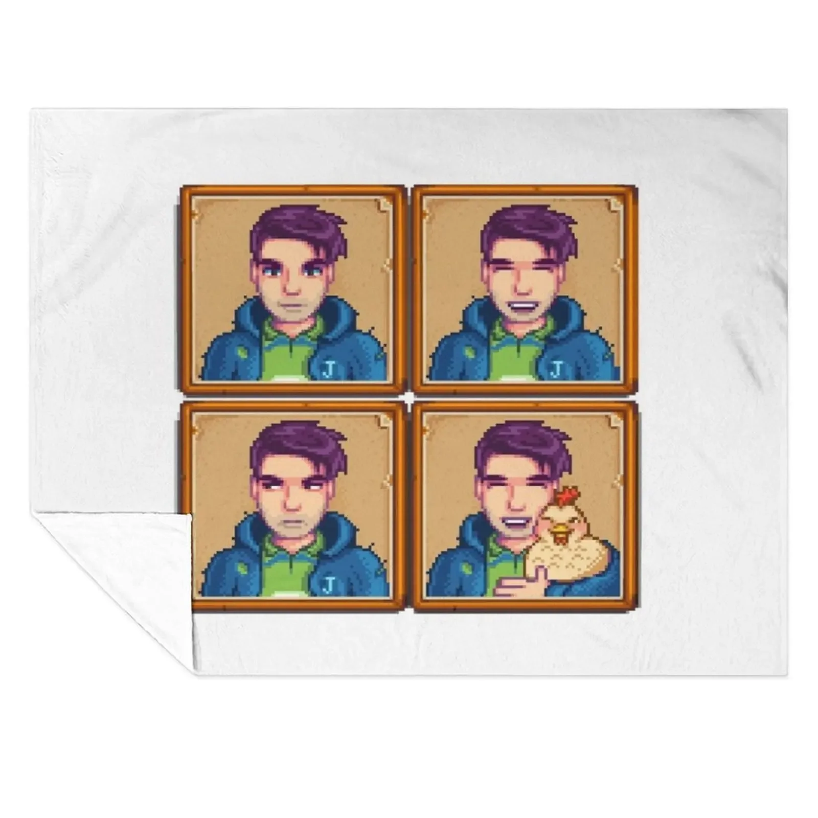 

Stardew Valley - Shane Throw Blanket Soft Beds for babies Plush Loose Blankets