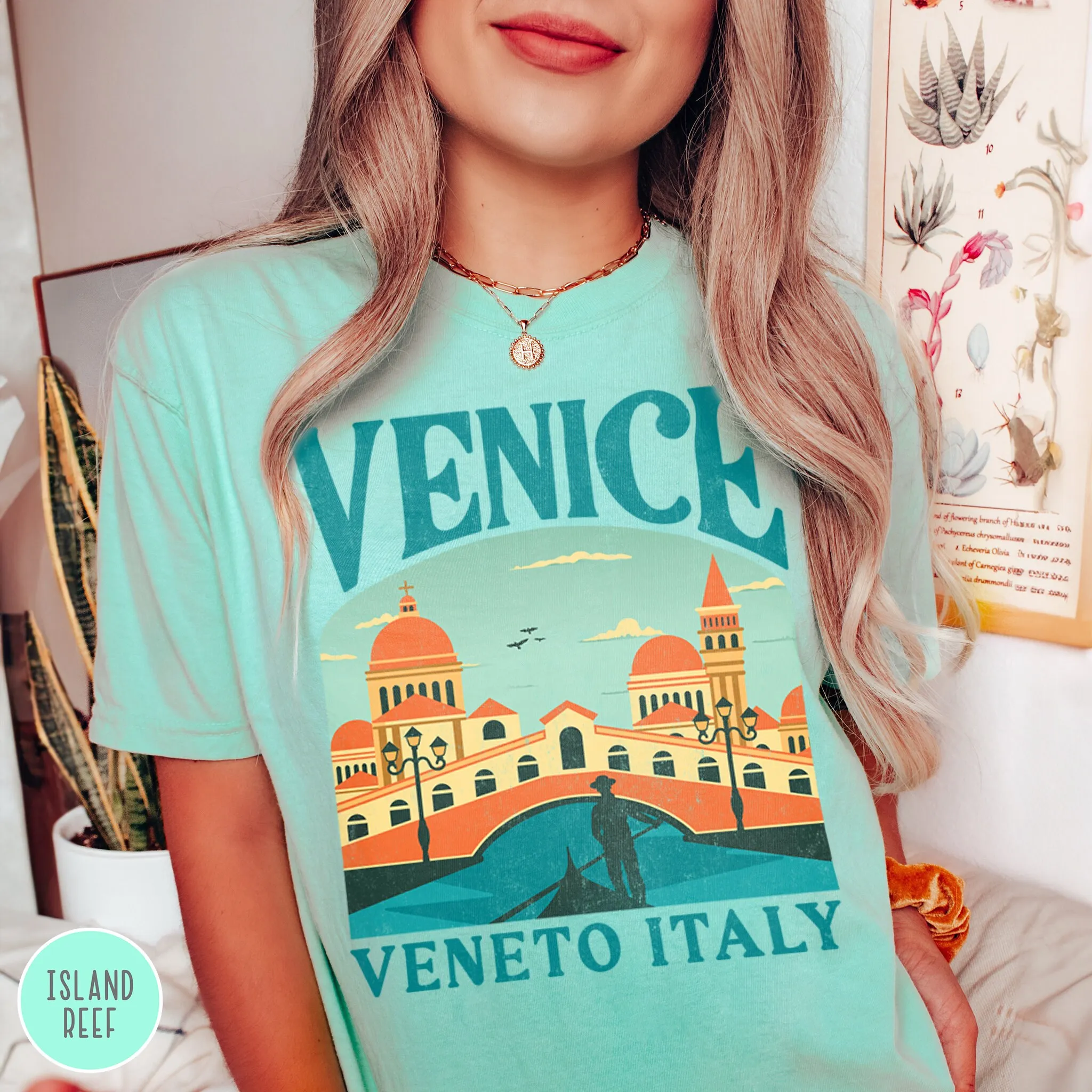 Venice Italy T Shirt Travel Italia Vintage Venezia Italie