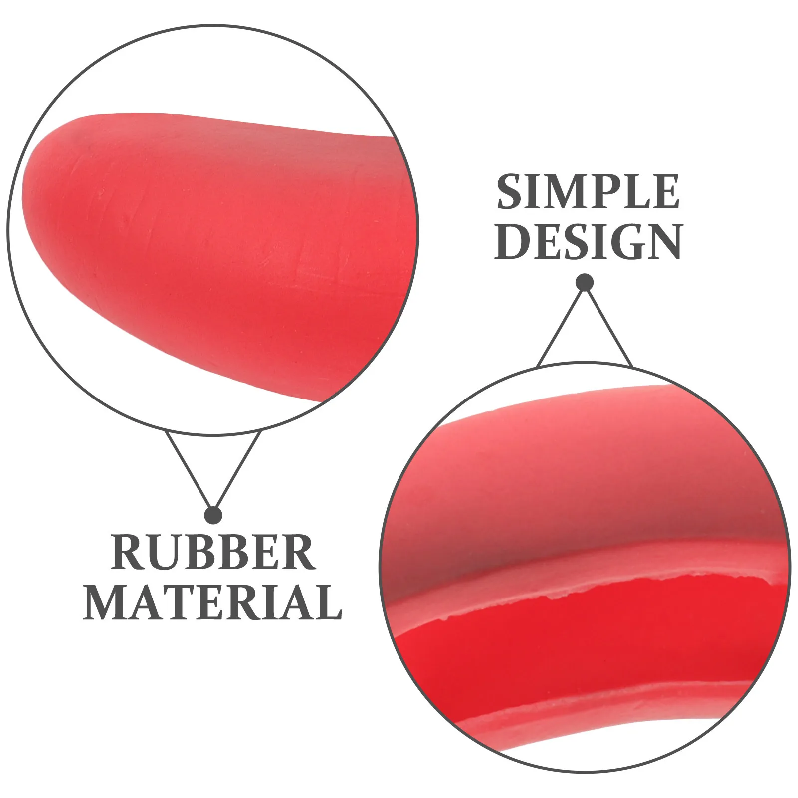 

1Set April Fools Day Big Mouth Prop Red Rubber Lips Cosplay Party Trick Funny Performance Masquerade Lips Red Lip Mouth Cosplay