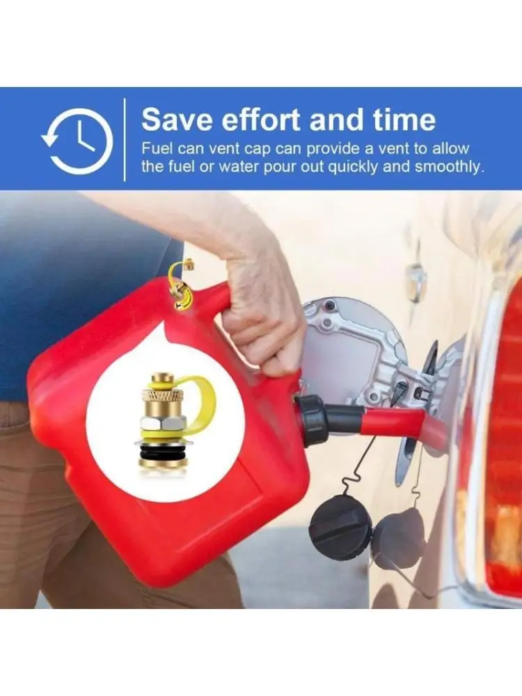 

652F Brasses Fuels Ventilation Cap Reinforced Rubber Seals Leak Proof