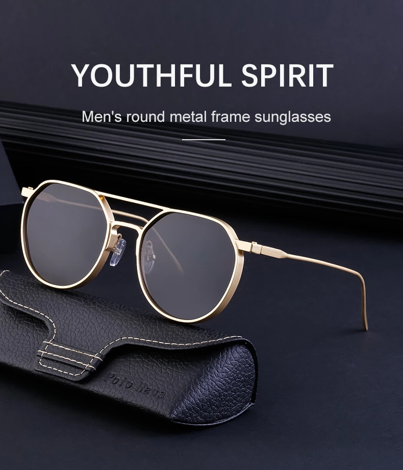 Gothic Steampunk Runde Sonnenbrille für Herren 2026 Luxus-Markendesigner Retro Punk Sonnenbrillen für Männer Vintage Eyewear Shades UV400 – Detail 3