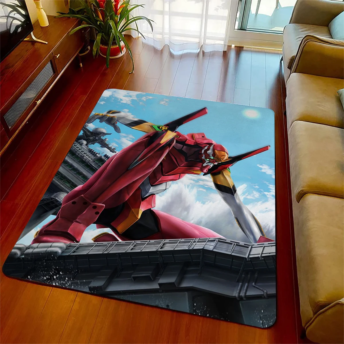 Neon Genesis Evangelion Carpet multi-size Carpet for Living Room Bedroom Kid's Room Home Decor Area Rug Non-slip Mat Sofa Mat