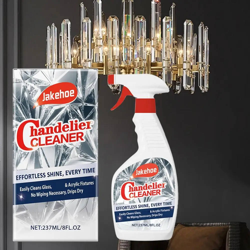 Spray eliminador de polvo para candelabro, sin limpiar cristales, accesorio de luz para candelabro, pulverizador limpiador para el hogar