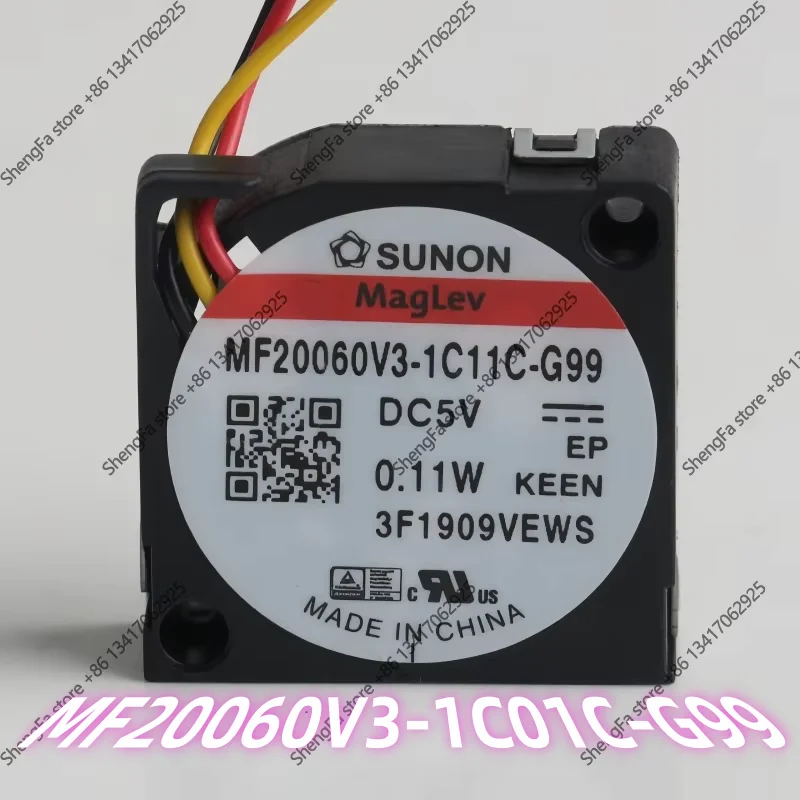 Newly built SUNON 2006 20X20X6MM 5V 0.11W Turbo Notebook ultra-thin micro MF20060V3-1C01C-G99 cooling fan