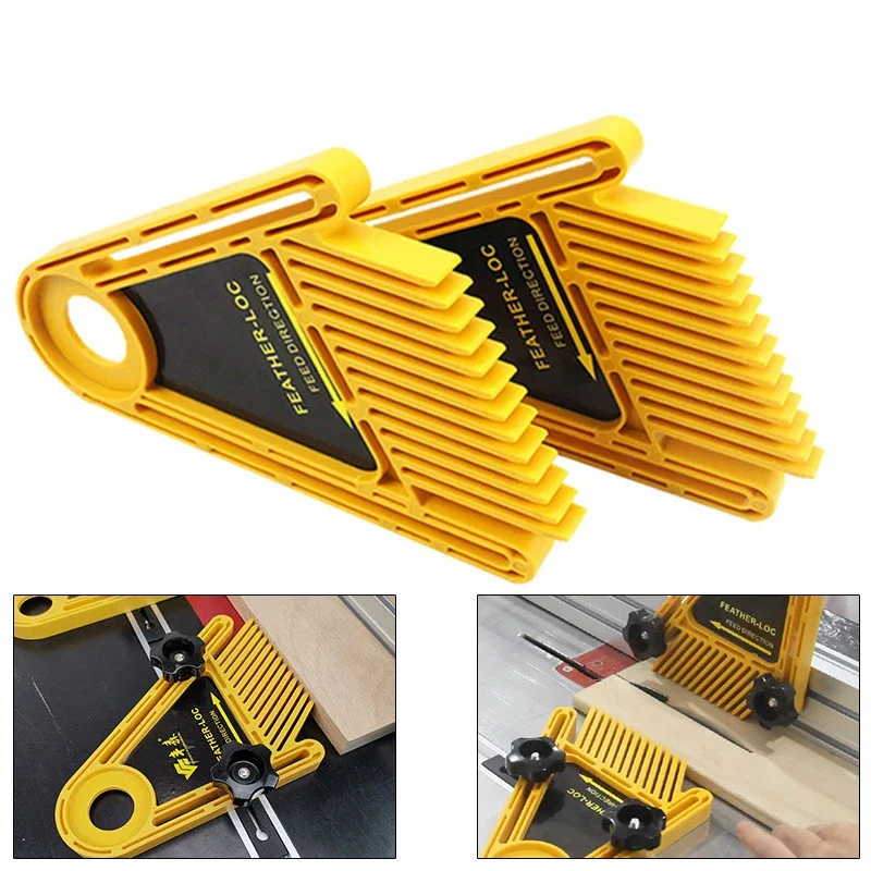 Multi-purpose Feather Loc Board Set Woodworking Engraving Machine Double Featherboards Miter Gauge Slot Woodwork DIY Tools