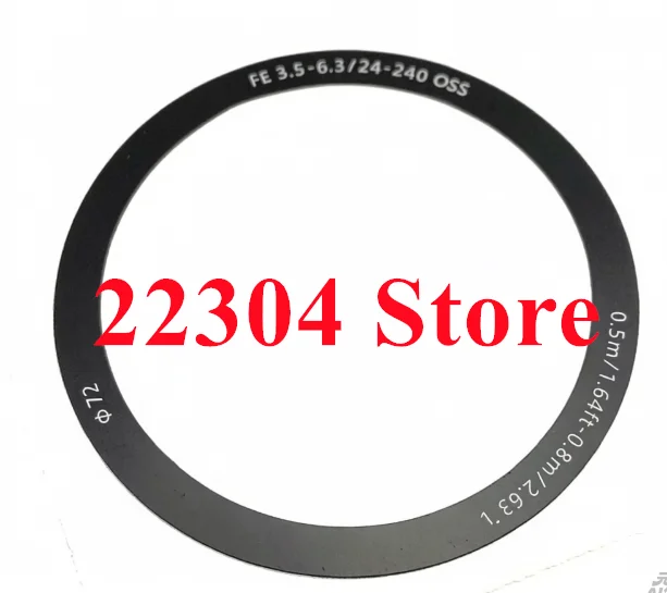 New  Name Plate Front Lens Pressure Parameters Ring for Sony FE 24-240mm F/3.5-6.3 OSS Camera Repair Parts