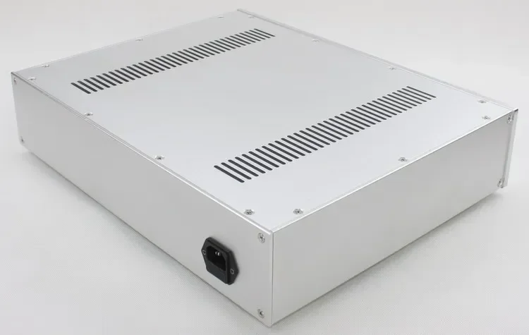 

DIY case size:430*92*343mm WA59 Silver Full aluminum amplifier chassis/Pure stage/Tube amp amplifier/AMP Enclosure/case/DIY box