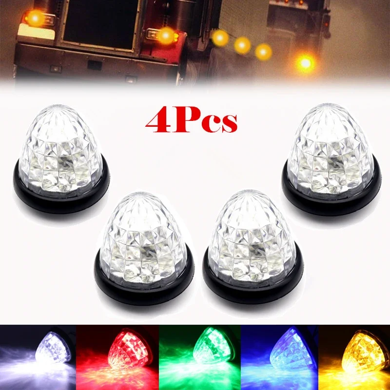 4 pezzi impermeabili 24V LED indicatori di direzione laterali indicatore di direzione spazio posteriore luci di parcheggio posteriori camion rimorchio camion Caravan
