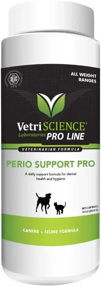 Support Pro - Dental Health Powder for Dogs & Cats - Supports Breath Freshening & Aids Against Dental Plaque