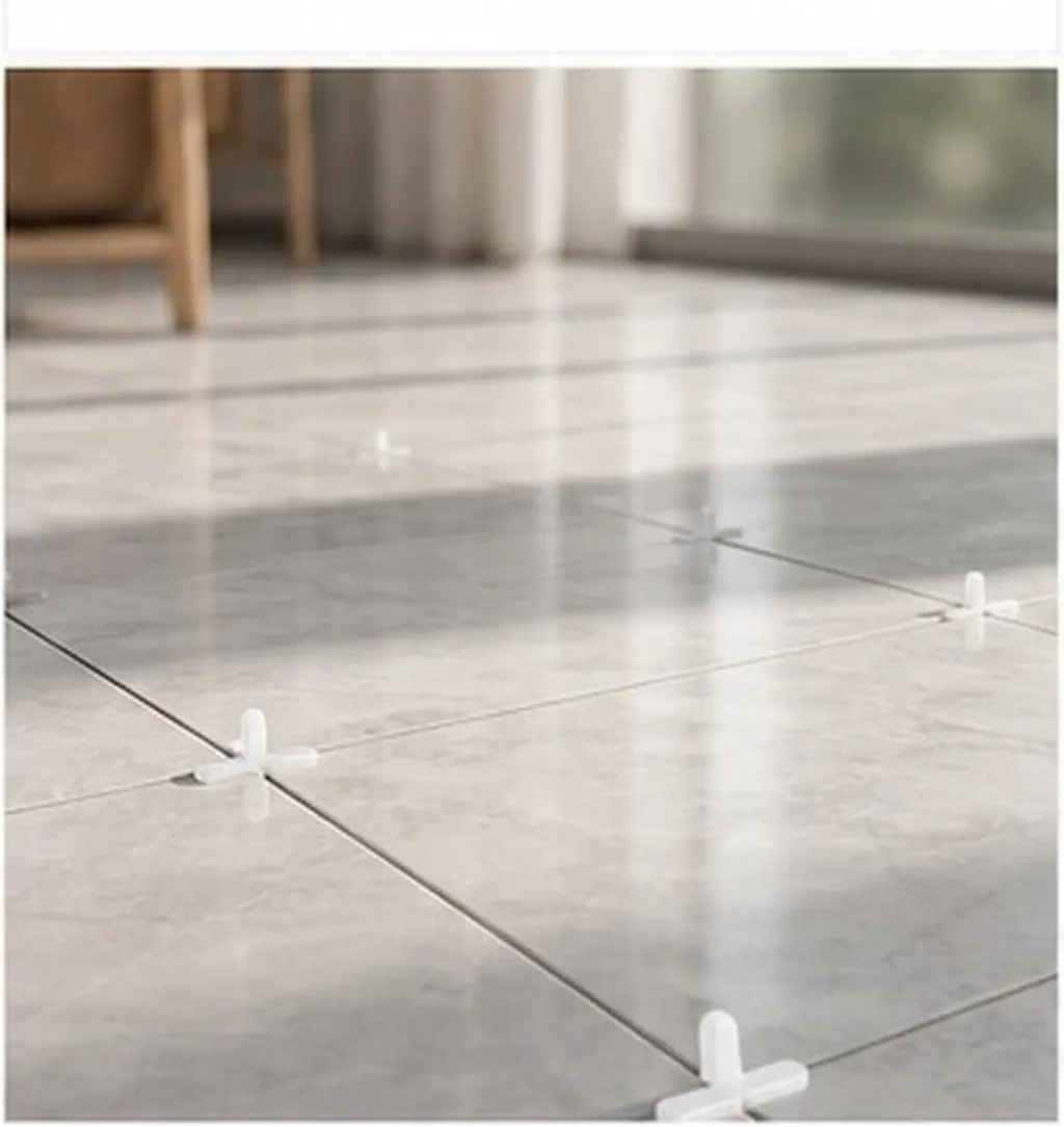 1000Pcs Tile Spacers 4Mm Plastic Cross Shaped Leveling Clips for Ceramic Porcelain Floor Wall Tiling Leveling System