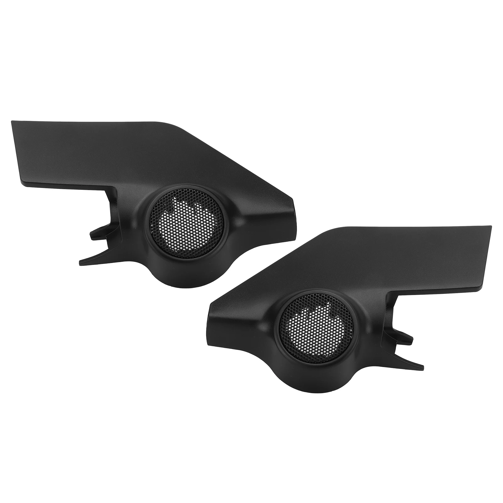 2PCS Door Tweeter Speaker Cover Trim Fit for Nissan Sentra 2012-2021 ABS Black High Tone Speaker Adapter Mount Replacement