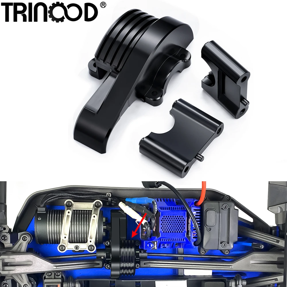 TRINOOD Aluminum Alloy Main Gear Cover Gearbox Cover for T-RAXXAS 1/8 SLEDGE 4WD RC Car Upgrade Parts