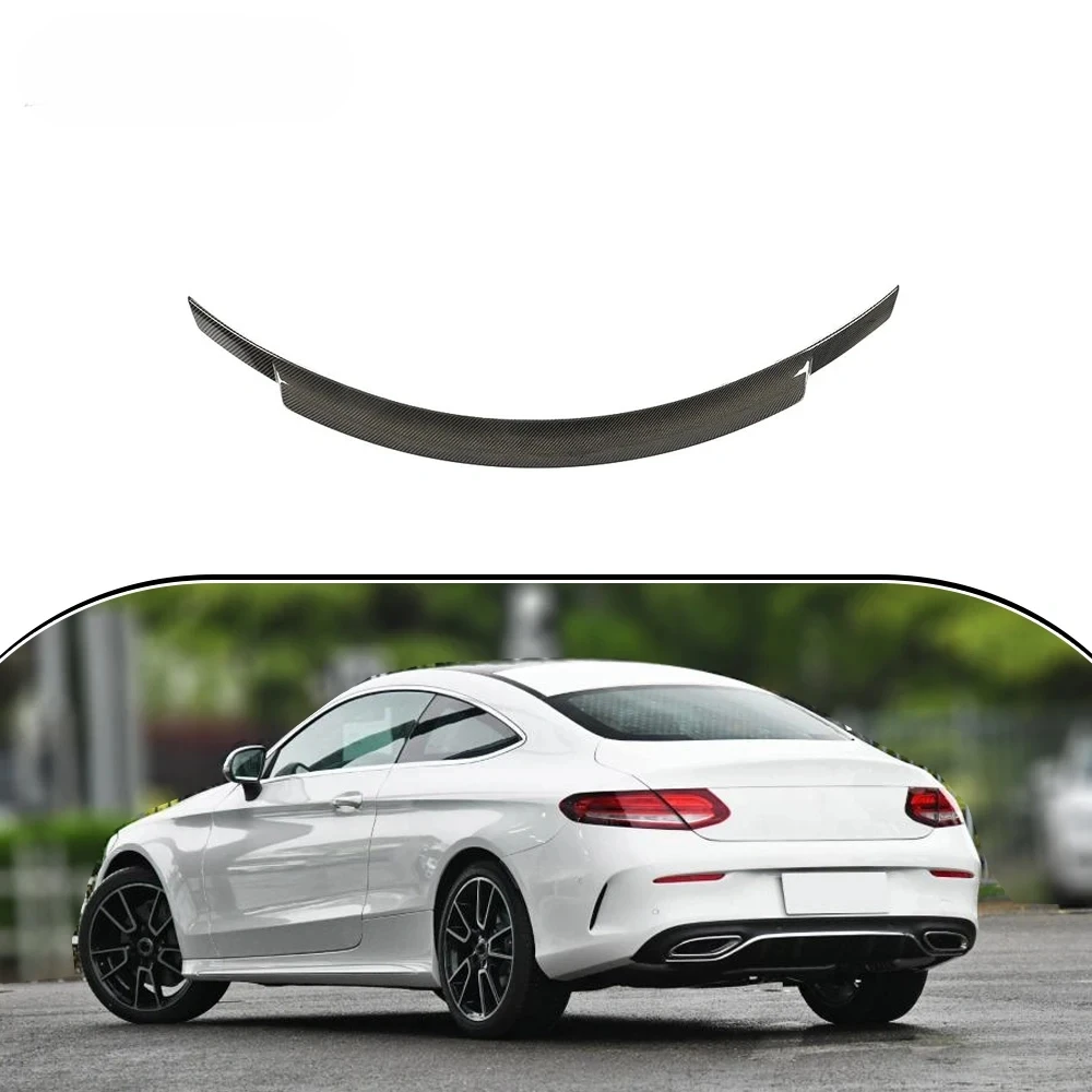 W205 C63 Carbon Fiber Rear Spoiler Wing for Mercedes Benz C43 AMG C Class Coupe 2015 - 2019 C200 C300 C250 C350