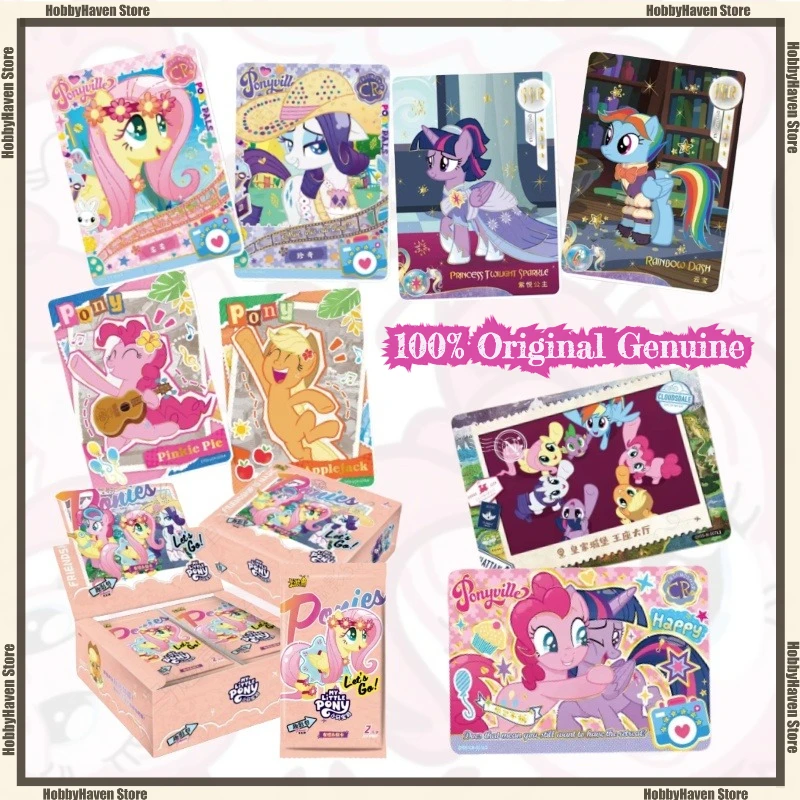 

В наличии Карточная игра My Little Pony Fun Movie Pack Card 5th Bullet CR Подлинная аниме Периферийные карты Коллекция Подарок