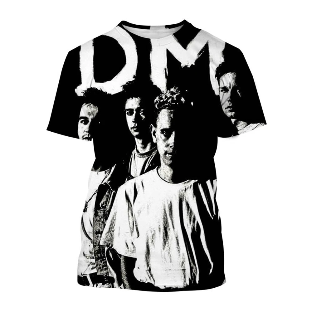 Summer Depeche Mode Play Angel T-shirt 3D print casual hip-hop street style fun cool short sleeved