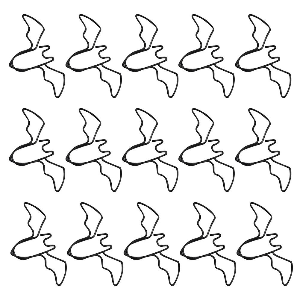 

80Pcs Bat Paper Clips Spooky Halloween Themed Organizers Stylish Workspace Decoration Document Holders Holiday Favors