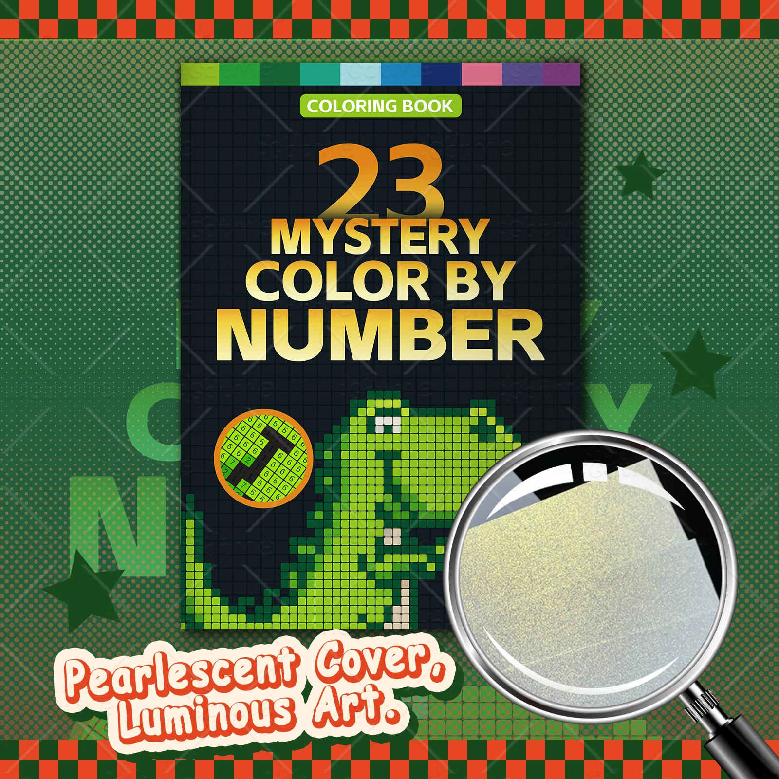 1PC MYSTERY MOSAIC COLOR BYNUMBER Artwork by Digital Adult Coloring Book DIY Painting Drawing Coloring By Num