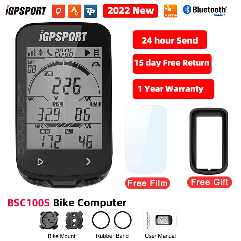 IGPSPORT komputer rowerowy BSC100S komputer BLE Bluetooth ANT wodoodporny bezprzewodowy stoper rowerowy MTB kolarstwo szosowe komputer rowerowy