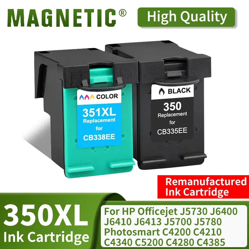 For HP350 350XL 351XL Ink Cartridge Replacement For HP 350 351 For HP Photosmart C5275 4210 4272 5273 4283 4345 5250 5293