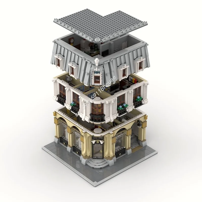 3618 個 MOC モジュラー花嫁ブティック追加モデルビルディングブロック建設 DIY クリエイティブクリスマスギフトアイデアおもちゃ子供