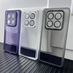 For Xiaomi POCO X7 Case Soft Silicone Transparent Lens Protective Back Cover Case For Xiaomi POCO X7 X6 Pro X 7 Full Cover shell