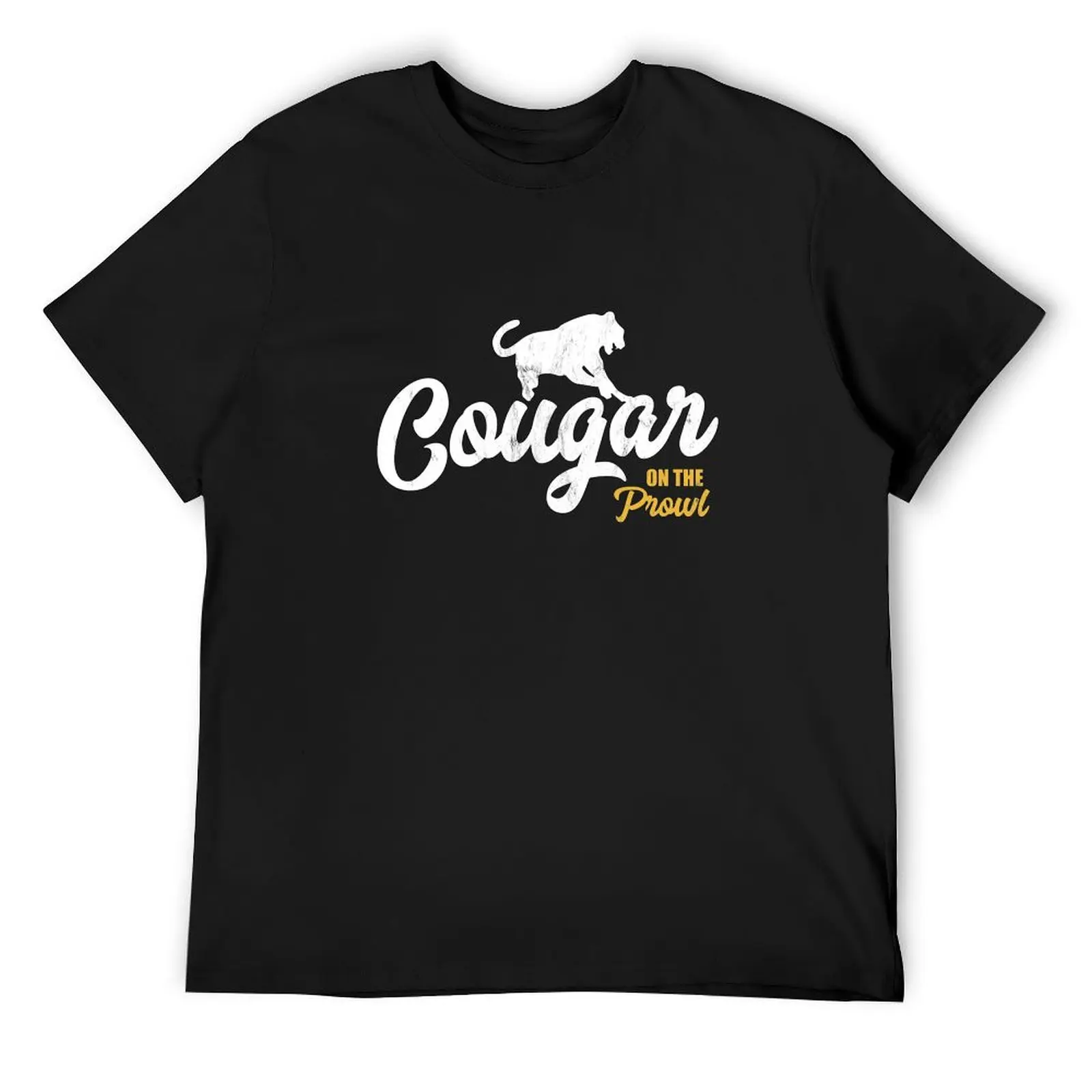 

Womens Cougar On The Prowl Funny Women'S Design T-Shirt basketball graphic tees street wear mens big and tall t shirts