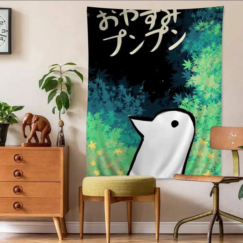 G-Goodnight Punpun Cool Anime Colorful Tapestry Wall Hanging Hanging Tarot Hippie Wall Rugs Dorm Wall Art Decor